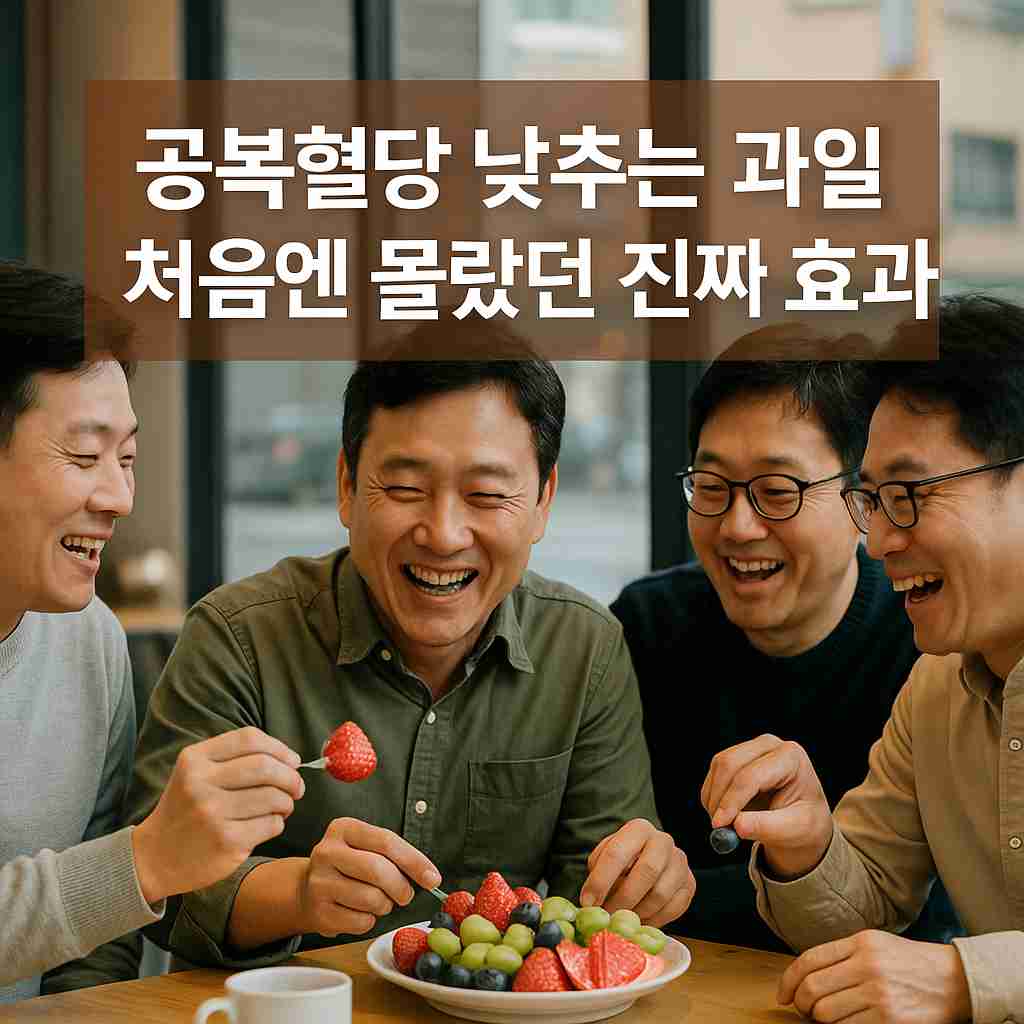 공복혈당 낮추는 과일 처음엔 몰랐던 진짜 효과