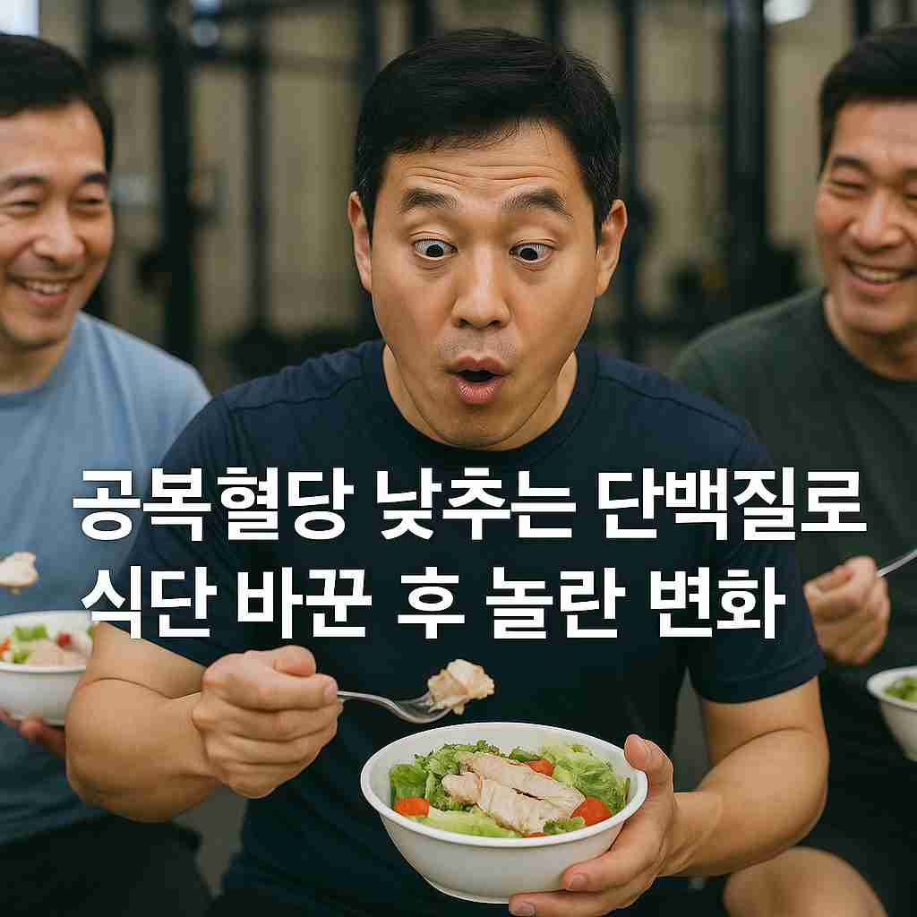 공복혈당 낮추는 단백질로 식단 바꾼 후 놀란 변화