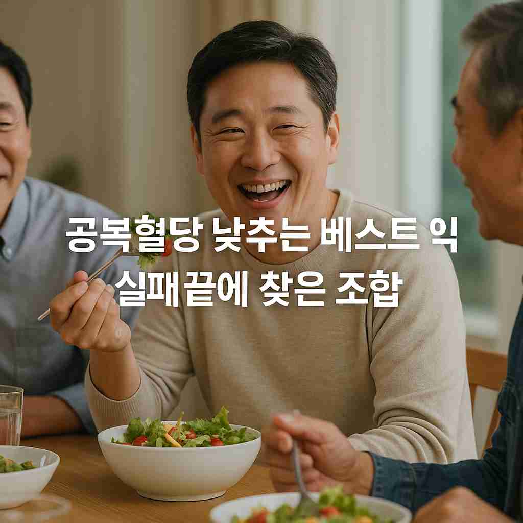 공복혈당 낮추는 베스트 음식, 실패 끝에 찾은 조합