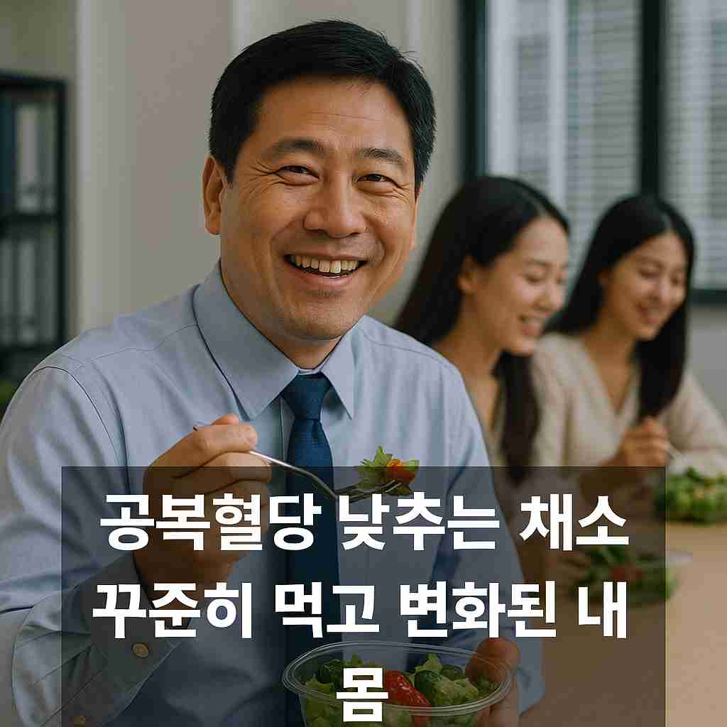 공복혈당 낮추는 채소, 꾸준히 먹고 변화된 내 몸