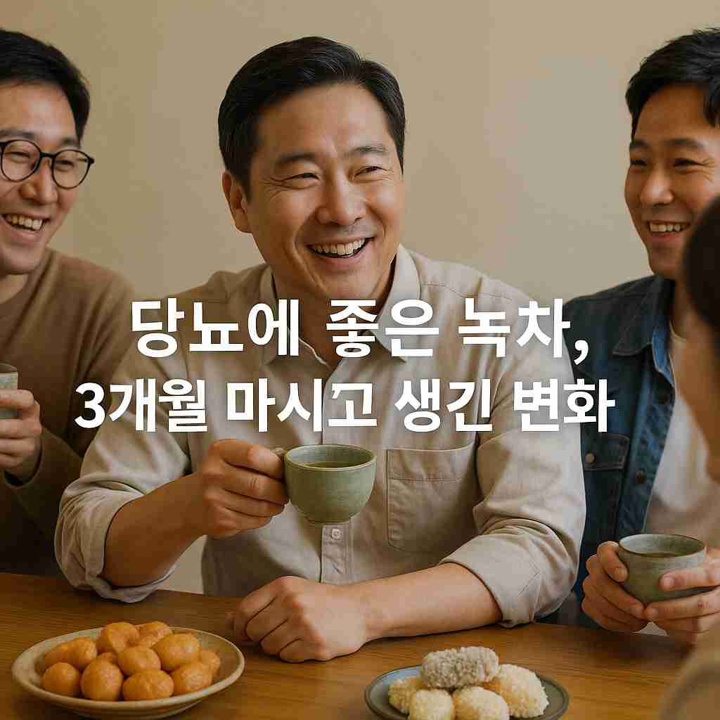 당뇨에 좋은 녹차, 3개월 마시고 생긴 변화