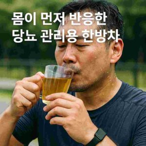 몸이 먼저 반응한 당뇨 관리용 한방차