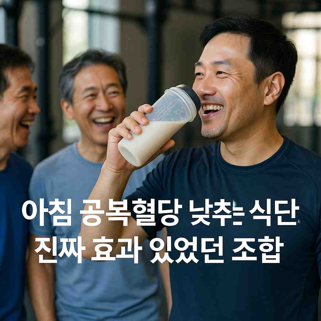 아침 공복혈당 낮추는 식단, 진짜 효과 있었던 조합