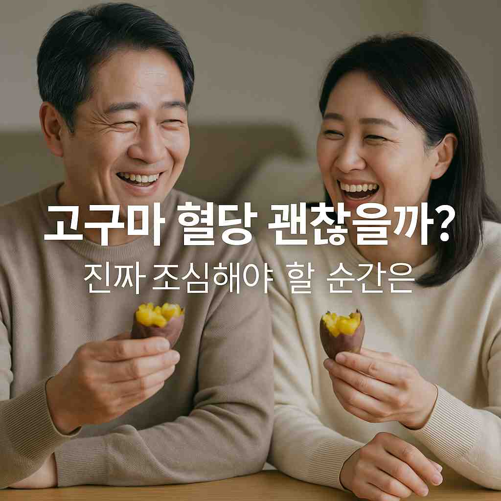 고구마 혈당 괜찮을까 진짜 조심해야 할 순간은