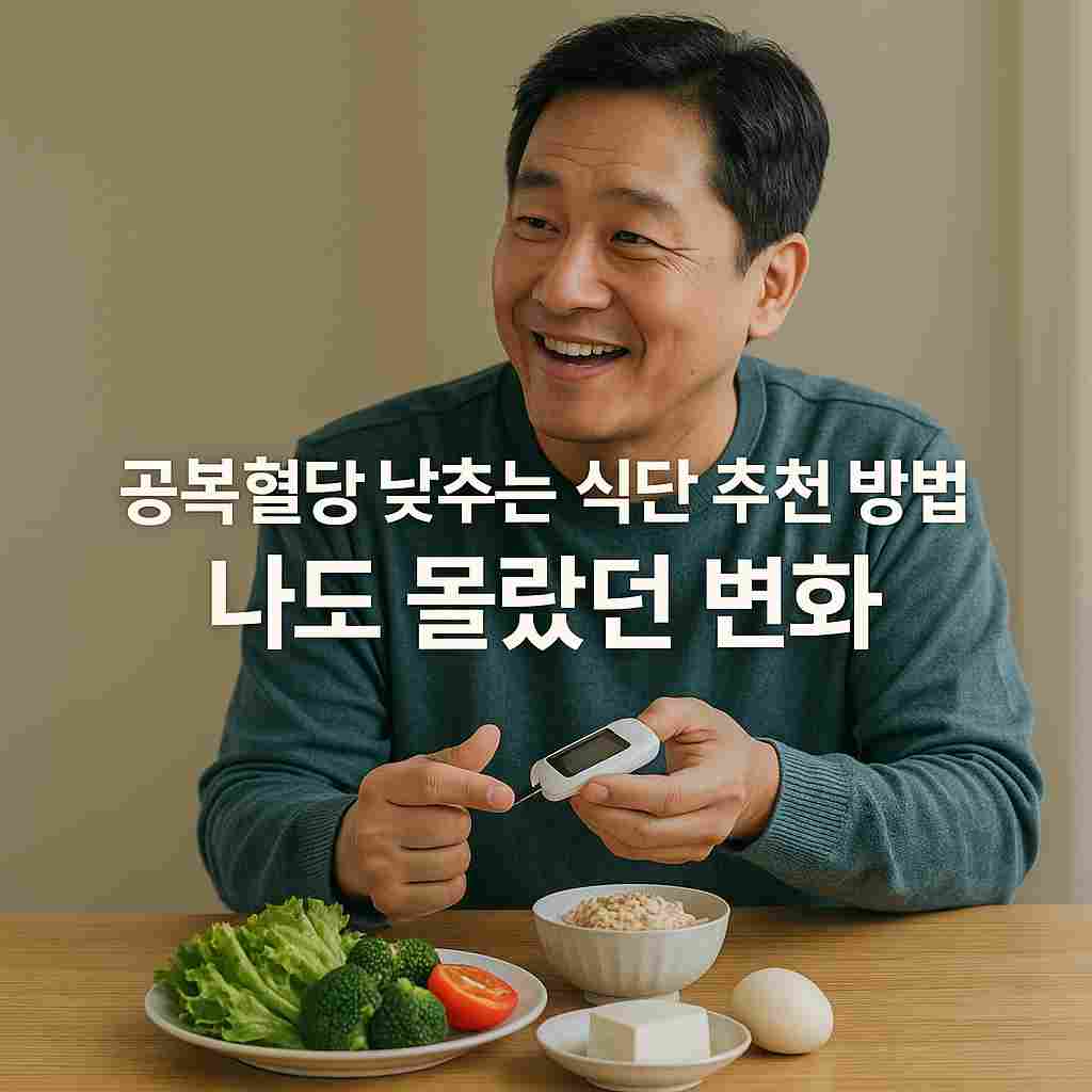 공복혈당 낮추는 식단 추천 방법, 나도 몰랐던 변화