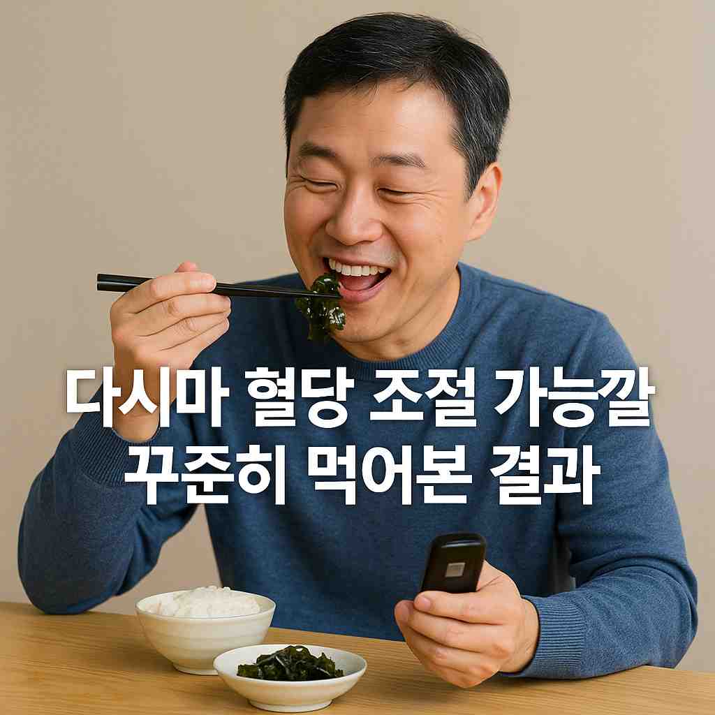 다시마 혈당 조절 가능할까 꾸준히 먹어본 결과