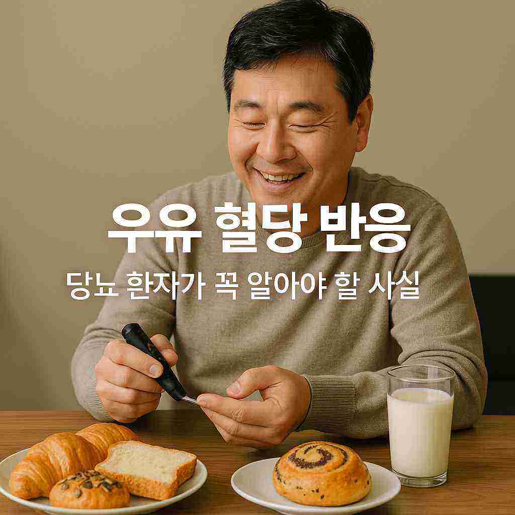 우유 혈당 반응 당뇨 환자가 꼭 알아야 할 사실