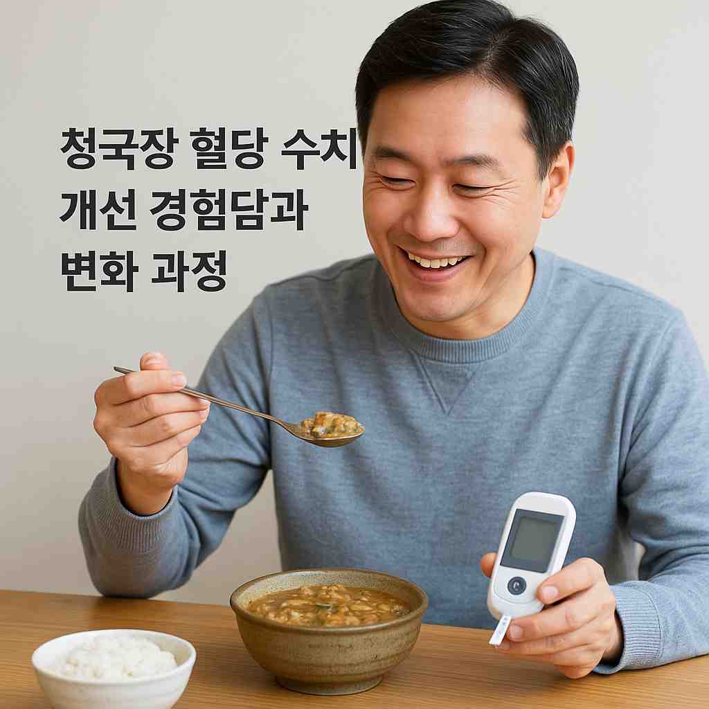 청국장 혈당 수치 개선 경험담과 변화 과정