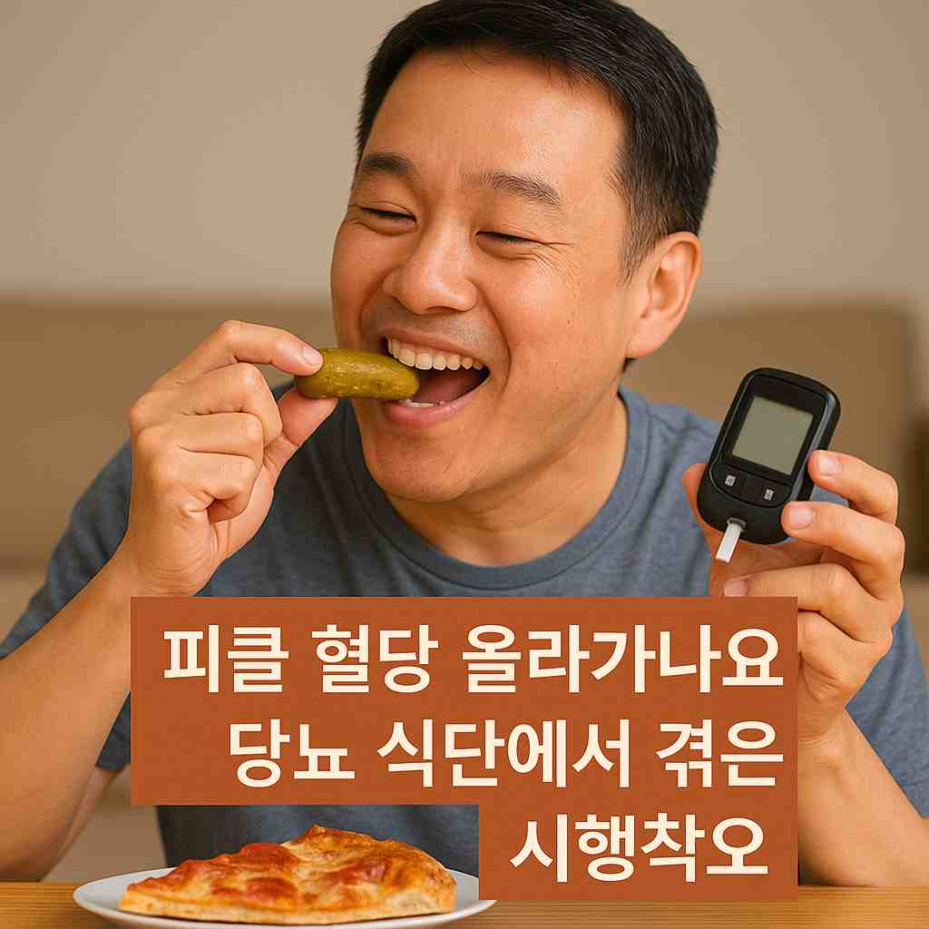 피클 혈당 올라가나요 당뇨 식단에서 겪은 시행착오