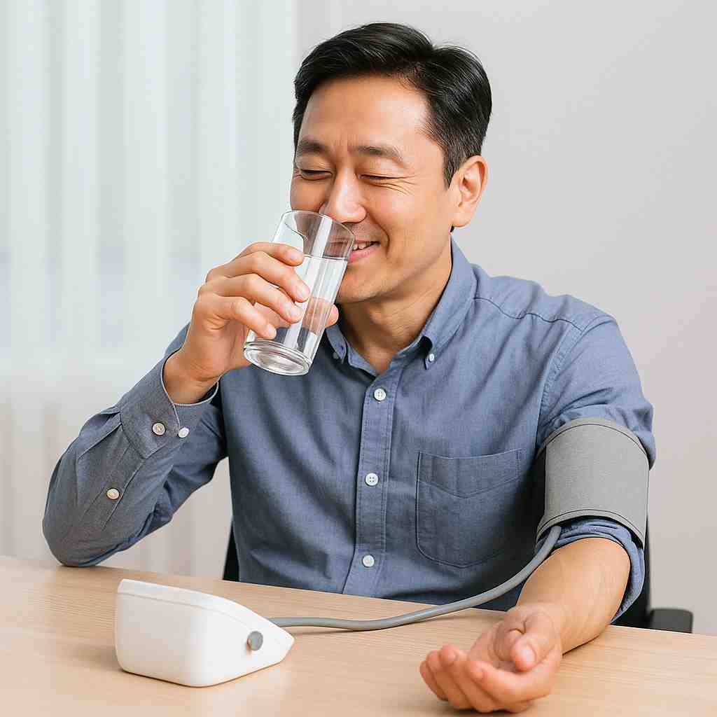 물 많이 마시면 혈압 내려간다는 말, 믿어도 될까
