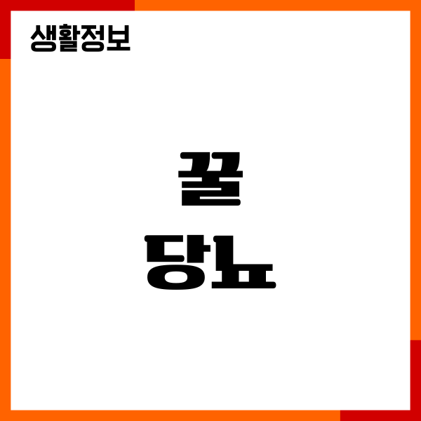 꿀 당뇨, 직접 겪고 나서 느낀 현실적인 이야기